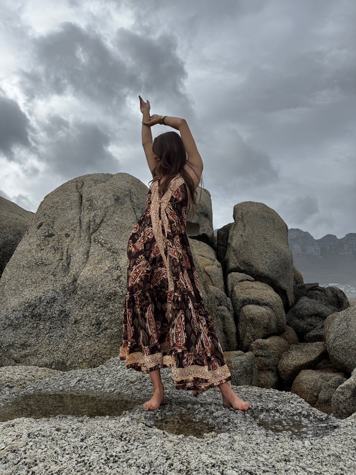 Amaya Jaipur Dress, maxi dress, made in Cape Town