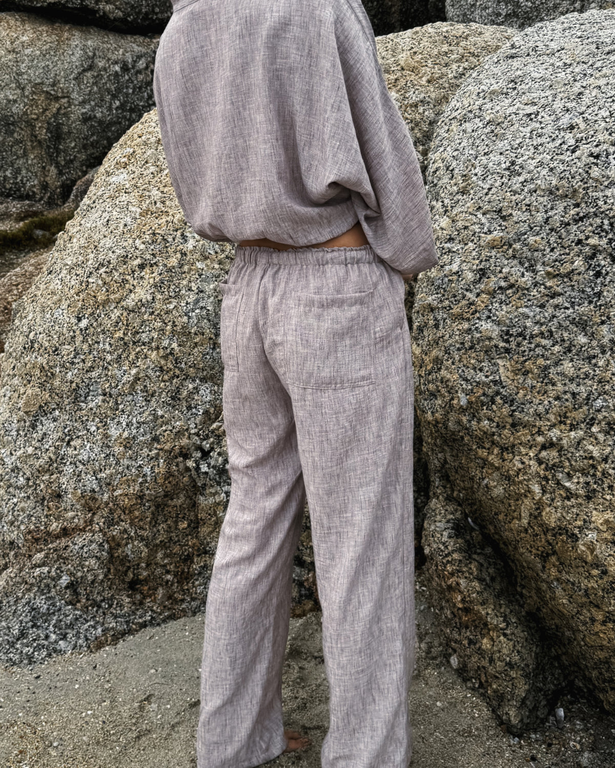 Amaya Shio Pants, pair of linen pants, made in Cape Town