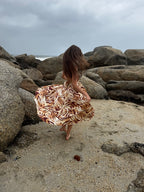 Amaya Leela Dress, satin maxi dress, made in Cape Town