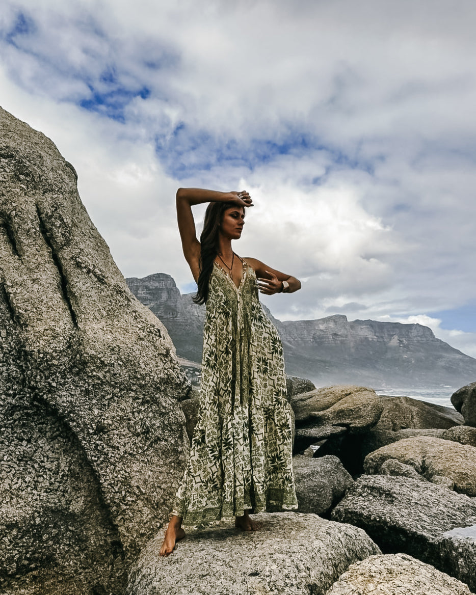 Amaya Jaipur Dress, maxi dress, made in Cape Town