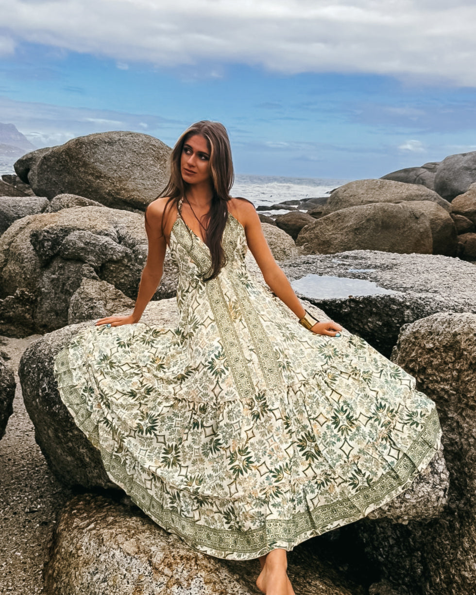 Amaya Jaipur Dress, maxi dress, made in Cape Town