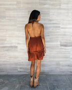 Amaya Portofino Dress, satin mini dress, made in Cape Town