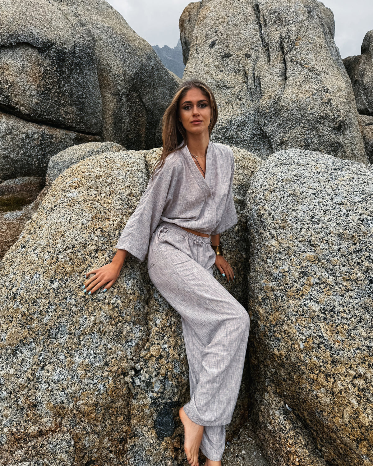 Amaya Shio Pants, pair of linen pants, made in Cape Town