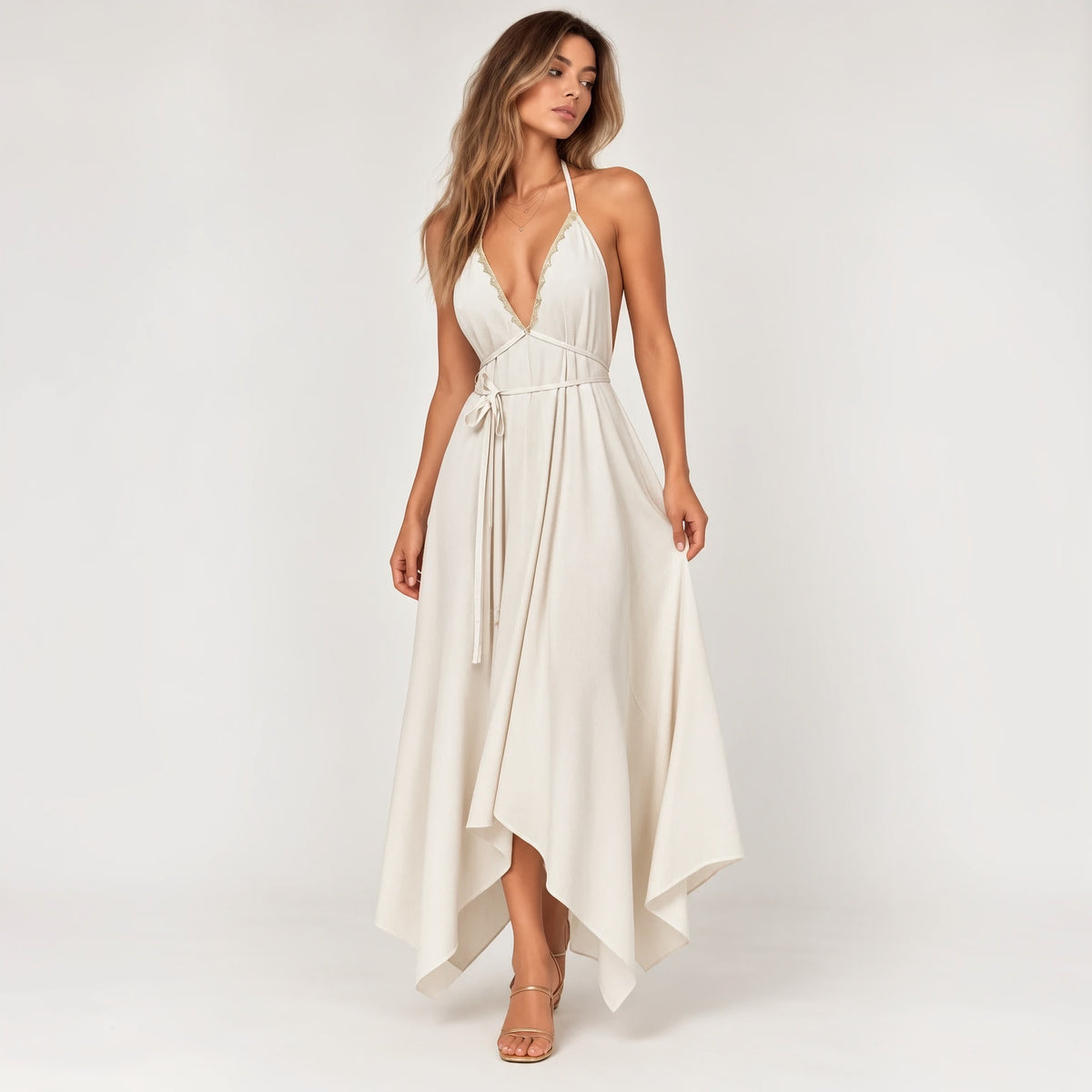 Amaya Amalfi Dress, linen dress, made in Cape Town